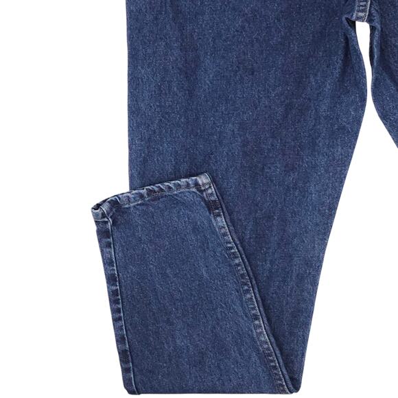 Vintage Lee Jeans Womens 12 Medium Blue High Rise Tapered Leg Denim 90s - Picture 11 of 12